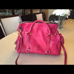 Dooney & Bourke Florentine Large Satchel Fuschia